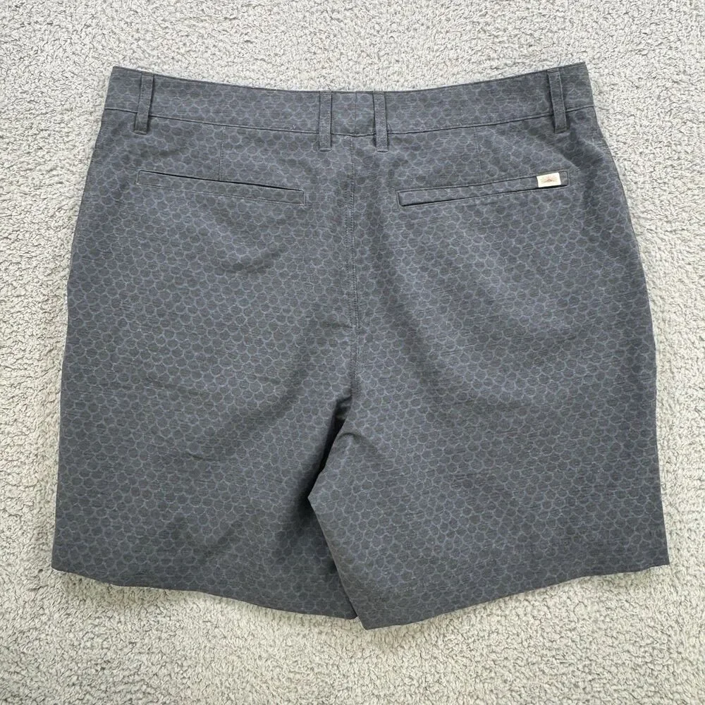 Faherty Shorts Mens 36 Blue All Day Chino Stretch Pockets Lightweight‎